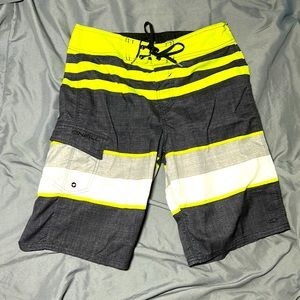 Oniell Boardshorts Mens Size 28 Swim Trunks Color Striped